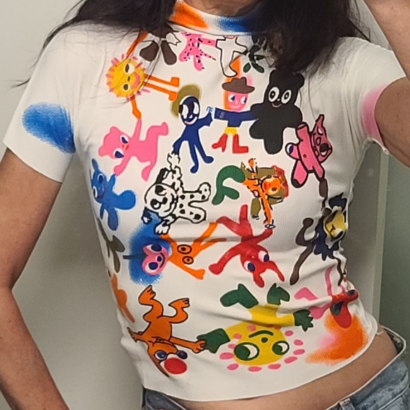 💖Y2K|Kawaii💖Colorful💖 'Celebrate Diversity' Shirt! - Picture 7 of 10